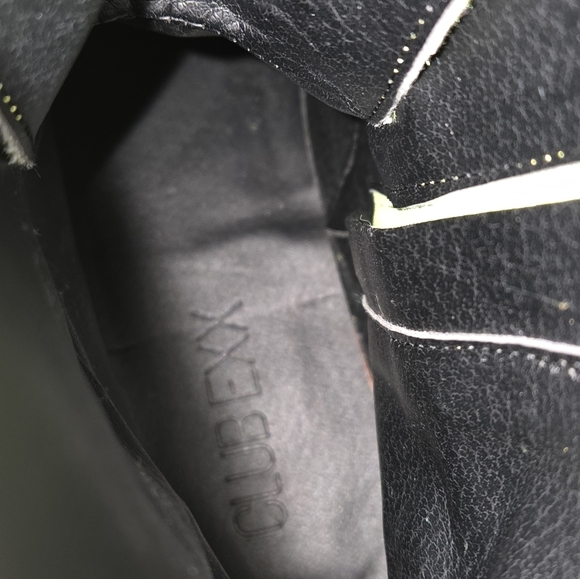 Club Exx Dolls Kill Invade Ur Space Alien Fuzzy Green Combat Boots Shoes 10 - Picture 6 of 8